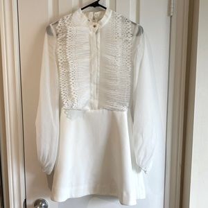 Beautiful white mini dress